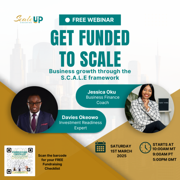 Get Funded to Scale your Business!